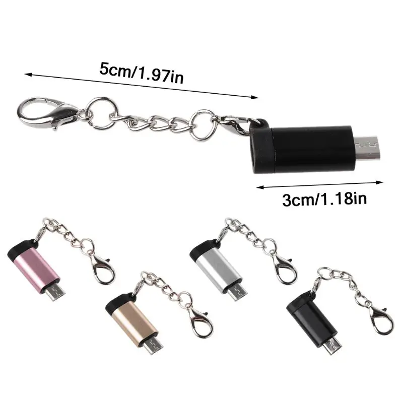 Сплав функция &quotантипотеря 8 контактный Lightning (мама) Micro USB разъем адаптера