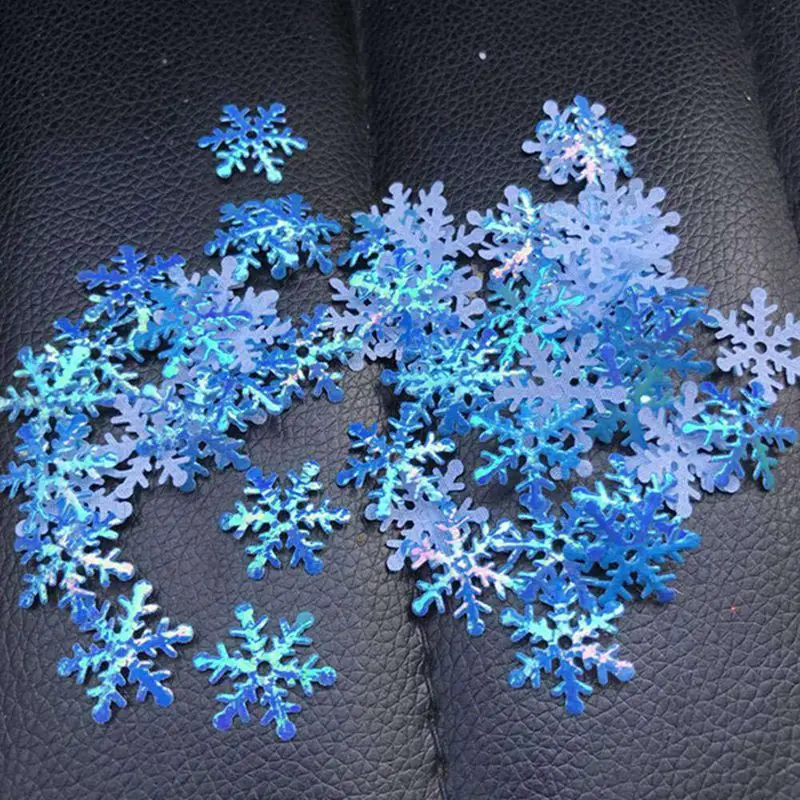 200pcs/lot Snowflake Frozen Party Snowflake Christmas Decorations For Home Winter Decorations Wedding Party Decoration Navidad