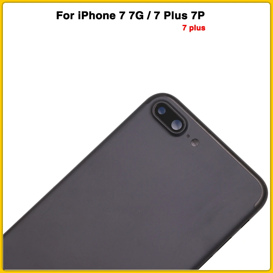 Чехол с полным корпусом без гибкого кабеля для iPhone 7, 7G, 7 Plus, 7 P, задняя крышка для батареи, задняя крышка для двери+ средняя рамка+ sim-карта