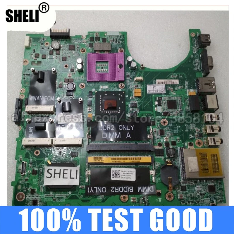 

SHELI for Dell 1535 Laptop Motherboard DAFM6BMB6D0 CN-0M265C M265C CN-0H277K H277K DDR3 Inspiron Intel Integrated