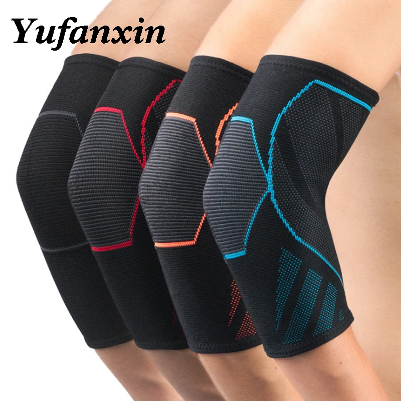 1 шт. спортивная защита для локтя трикотажная от скольжения налокотник