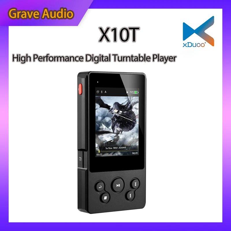 Музыкальный проигрыватель XDUOO X10T II цифровой mp3-плеер DSD128 PCM 384 кГц/32 бит X10TII высокая