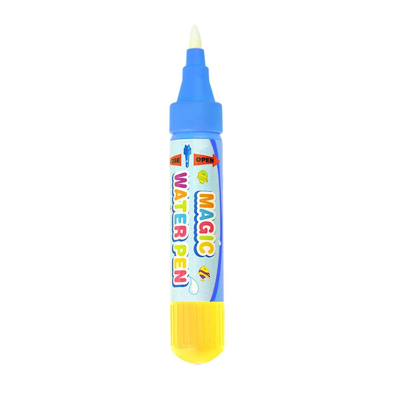 Волшебная водная книга для рисования многоразовые раскраски каракули мультфильм живопись доска для рисования для детей развивающие игрушки подарки на день рождения - Цвет: Water Pen