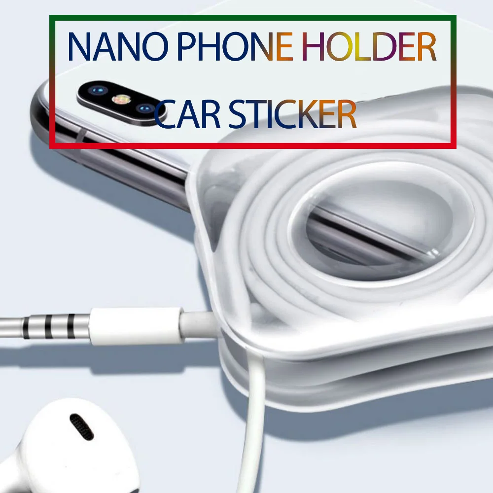 

Universal Nano Car Sticker No Trace Nano Paste Rubber Pad Casual Stickers for Kitchen Car Phone Holder Gel Paste Car Accessories