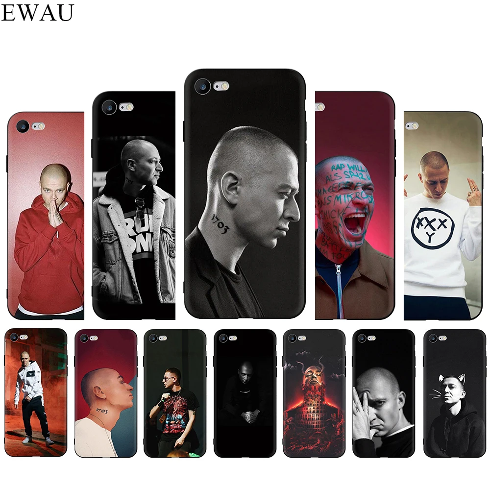 

EWAU Oxxxymiron Silicone phone case for iphone 5 5s SE 6 6s 7 8 Plus X XR XS 11 Pro Max