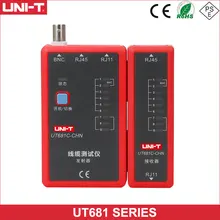 

UNI-T UT681L/UT681C/UT681HDMI Cable Tester Telephone Line/Network Line Checker/Ethernet Telephone BNC HDMI Repair Tool