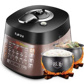 

271221/Circulation boiling technology/Deep arc spherical heating/ 5L capacity/Household Multifunction Electric pressure cooker