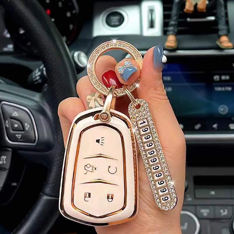 Cover Chiave/telecomando per Cadillac XT5 XT4/XTS XT6Key Bag CT4 CT5 CT6 ATS-L - H9f5b37afa54c4c11870eef306f80ba8ct