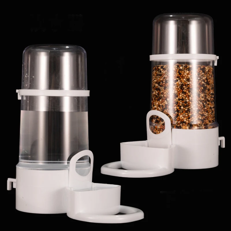 Bird Water Drinker Feeder Waterer with Clip Pet Bird Supplies Dispenser Bottle Drinking Cup Bowls For Pet Parrot Cage