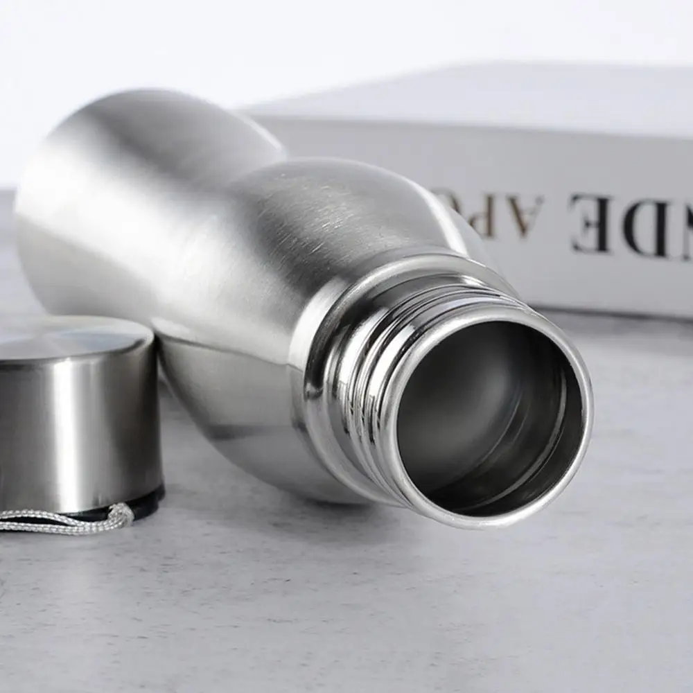 750mlPortableStainlessSteelWaterBottleOutdoorSportsDrinkCup