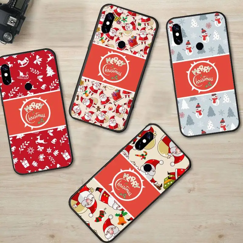 

Merry Christmas Santa Claus Phone Case For Xiaomi Redmi Note 4 4x 5 6 7 8 pro S2 PLUS 6A PRO