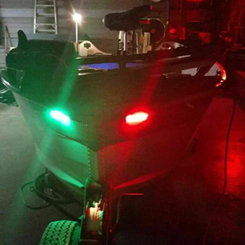 

2Pcs LED Light Car Bus Side Marking Indicator Red+Green Replacement Set