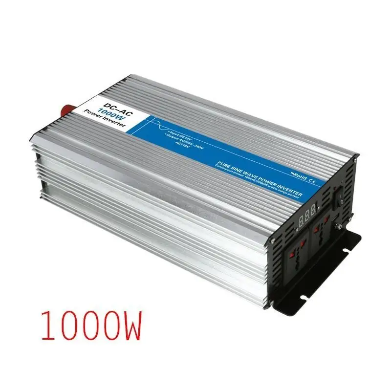 

1000W With Charger And UPS Sinusoidal Wave Vehicle Power 12V 24V 48V to 110v 220v