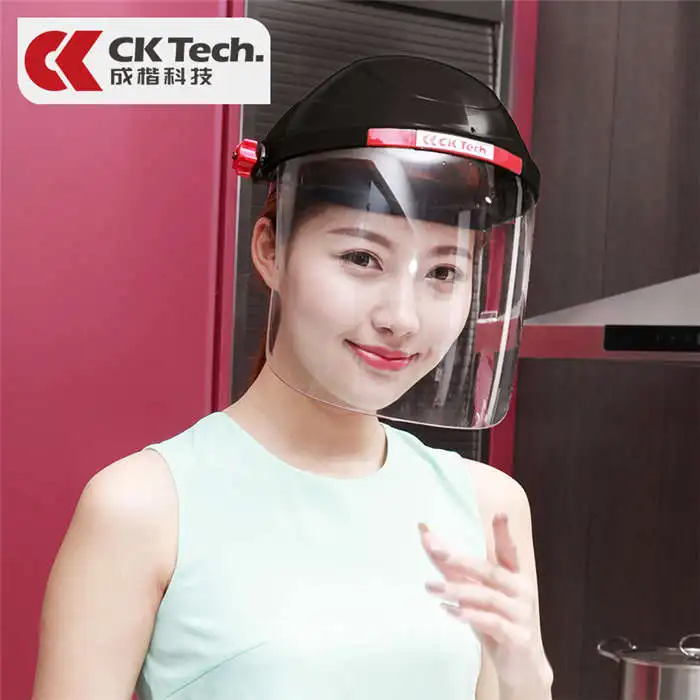 CK Tech. Кухонные кулинарные маски для женщин, покрытие для барбекю, защита лица от брызг масла, защита от смазки, защитная женская маска для шеф-повара - Цвет: CKL-3117