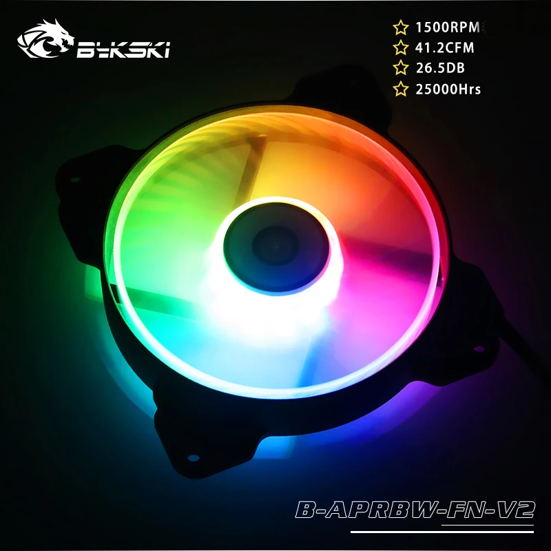 Bykski B APRBW FN V2 12 см RBW LED Coolng Fit 120 мм монтажное отверстие