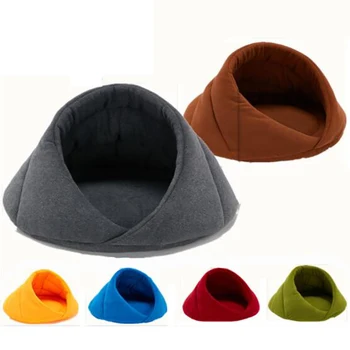 

New Arrival Soft Cotton Pet Bed For Dog Winter Warm Dog House Fleece Cat Dog Bed House Cushion Cat Sleeping Bed Drop shipping