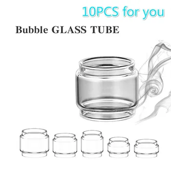 

10PCS bubble glass tube for Eleaf iJust nexgen 3/ELLO DURO vate TS/pico 25/Serpent SMM Elevate/Resa tfv8 big baby Stick X8/flow