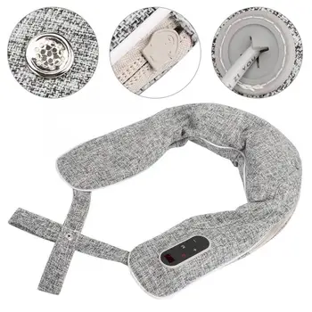 

Electric Heating Pad Neck Shoulder Back Pain Relief Massage Cushion 220V CN Plug