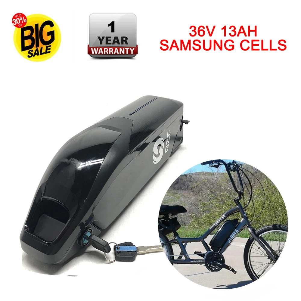 Аккумулятор для электровелосипеда 36 В 13 А · ч с ячейками Samsung двигателей 500 Вт 350 250