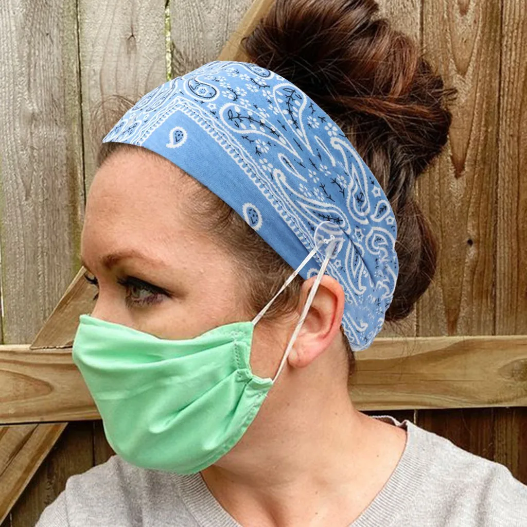 headband mask holder