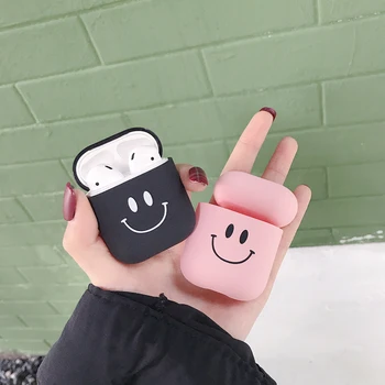 

Smiley Cover for Airpods 2/1 Case Cute Luxury Earpods Cases for Airpod Air Pods 2 1 Case Fundas Coque Earphone Accessories Etui
