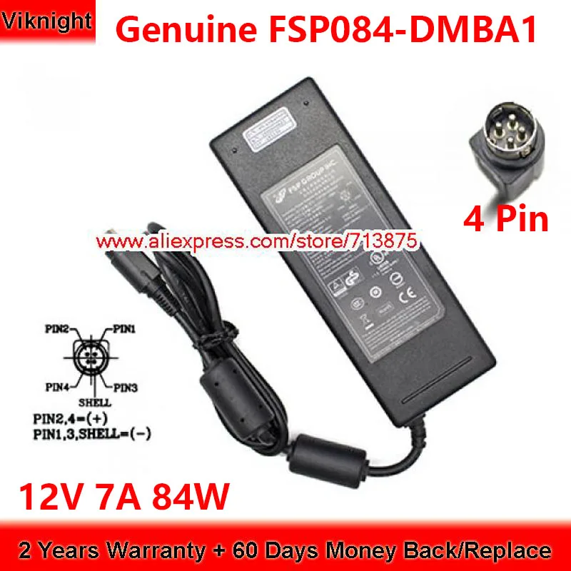 Оригинальное зарядное устройство FSP FSP084-DMBA1 84W 12V 7A адаптер переменного тока для