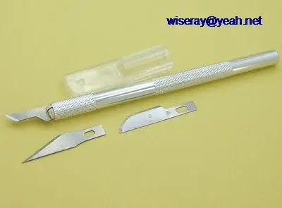 

DHL/EMS 50 set Aluminum Precision Knife Precision + 2pcs Cutting blade Knife Blade-A8