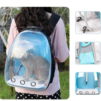 

New Space Capsule Cat Back Bag Breathable Transparent Pet Backpack Small Dog Pet Travel Backpack