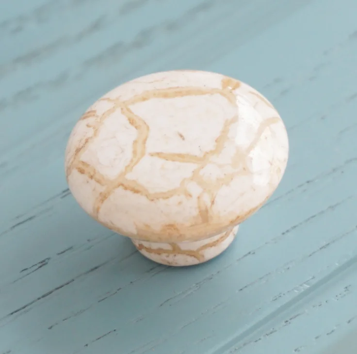 large knob " бронзовые ручки для шкафа круглые желтоватые керамические дверные ручки Ретро цинковый сплав мебельный Шкаф Тянет 128 мм диаметр 38 31 мм - Цвет: large knob