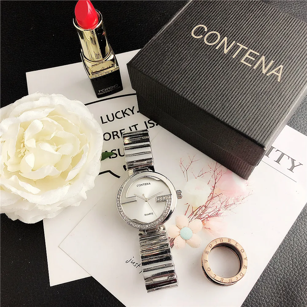 Montre Femme, новинка, женские часы из розового золота, Известный Топ бренд, роскошные женские наручные часы из нержавеющей стали, женские кварцевые часы