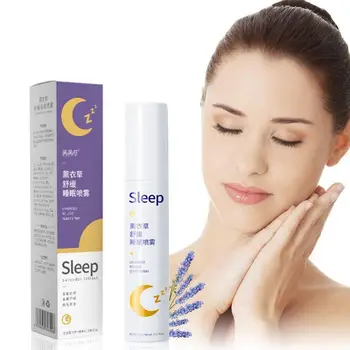 

90ML Sleeping Aids Lavender Spray Aromatherapy Oil Spray Portable Side Pillow G3L7