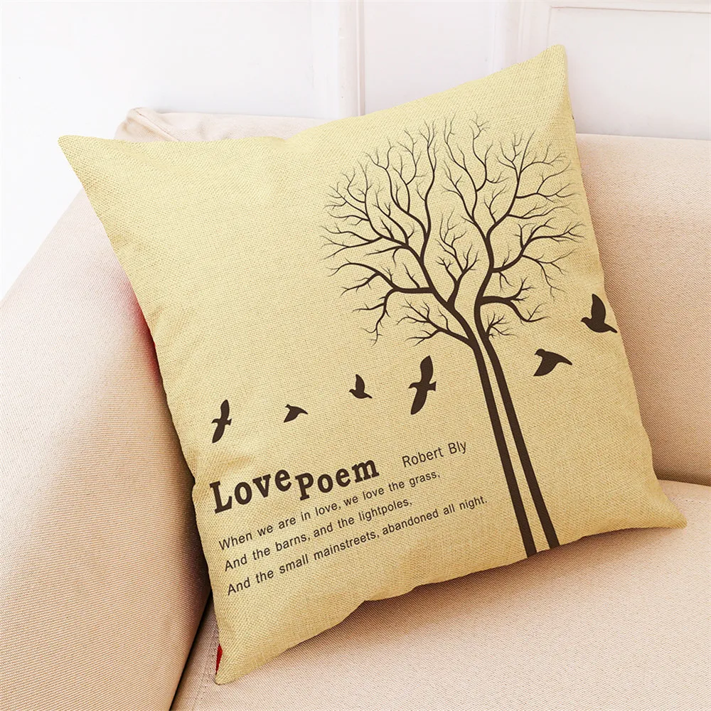 Ouneed Подушка Чехол 45*45 Home Decor Чехлы простой стиль Подушка Чехол цветы наволочки