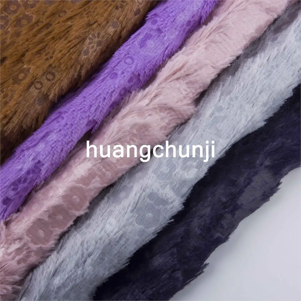 

2019 new pv velvet gilding rabbit fur clothing shoes material plush fabric faux fur fabric 160*180cm/pcs