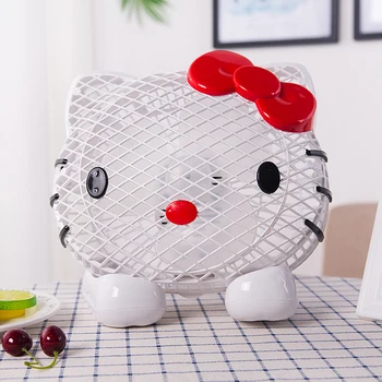 

Cartoon small electric fan student dormitory bed desktop mute plug-in small household cute small fan bedside fan FAN-55