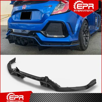 

For FK8 Civic TYPE R OEM Style Glass Fiber Rear Diffuser Trim FK8 Racing Part FRP Bumper Splitter Lip Drift For FK8 TYPE R