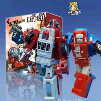 

MFT Transformation Gears MS16 MS-16 Swerve MS17 MS-17 Brave Soldier With Power suit Action Figure Robot Toys