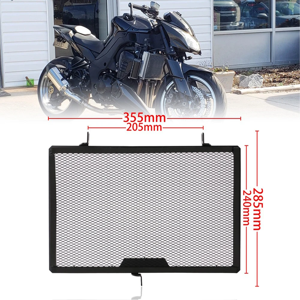 Мотоциклетная решетка радиатора Защитная крышка для Kawasaki Z750 2009-2013 Z800 2013- Z1000 2010