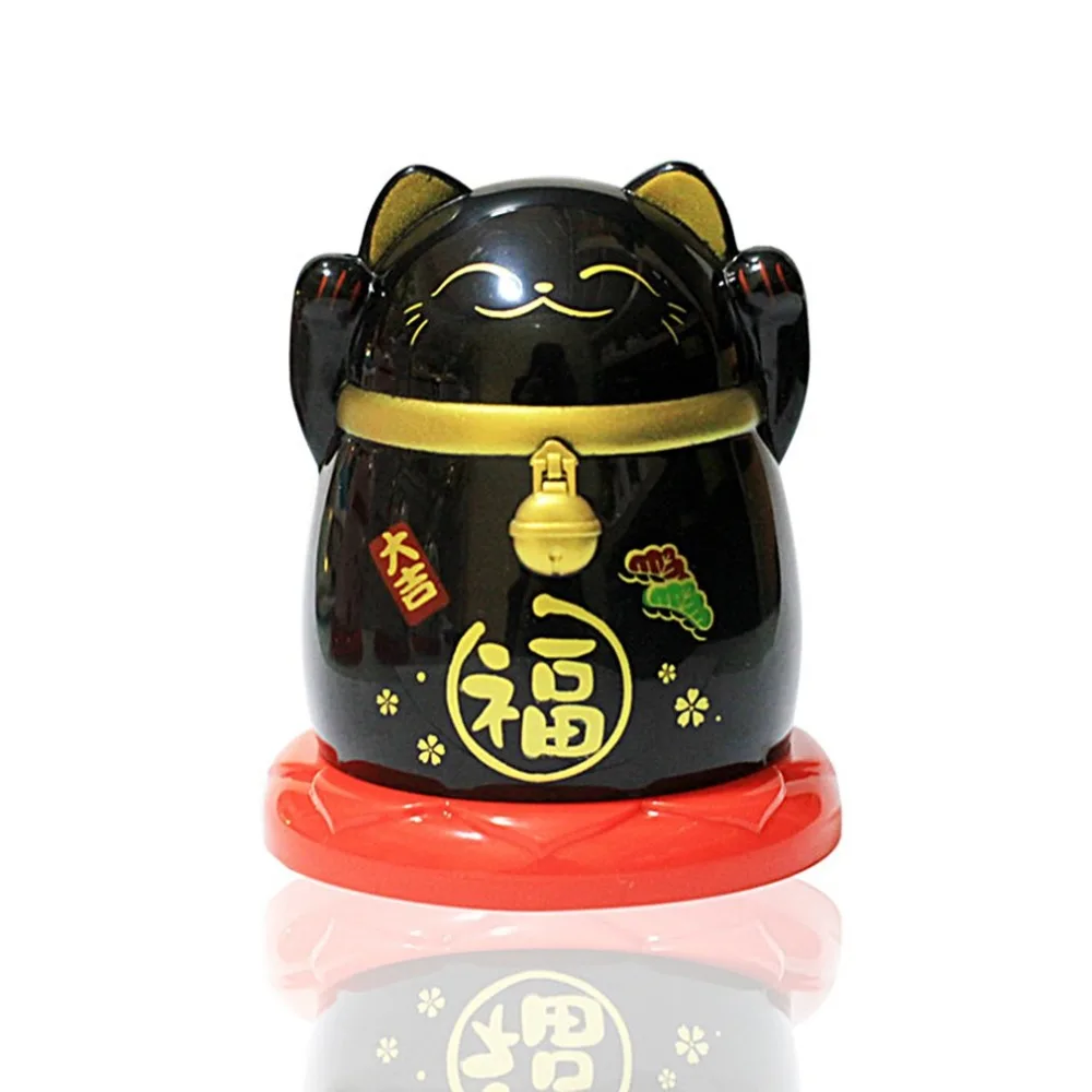 China lucky cat toothpick dispenser box holder Plastic storage boxes living room kitchen Accessories home Feng Shui decorative