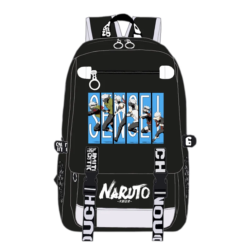 Ниндзя Наруто Hokage рюкзак Шаринган для мальчиков и девочек школьные рюкзаки для подростков книжная сумка для мужчин и женщин Дорожная сумка для ноутбука - Цвет: MJ F