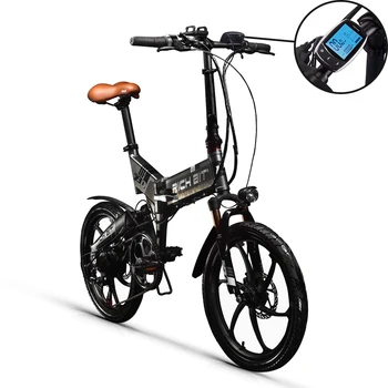 

RICHBIT TOP-730 48V 250W 8Ah 20 inch Folding Moped Electric Bicycle 32km/h Top Speed 45-50km Mileage Electric Bike Gray