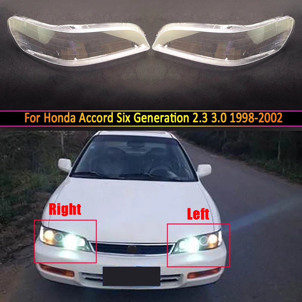 

Headlamp Cover Transparent Lampshade Lamp Shade Headlight Shell For Honda Accord Six Generation 2.3 3.0 1998 1999 2000 2001 2002