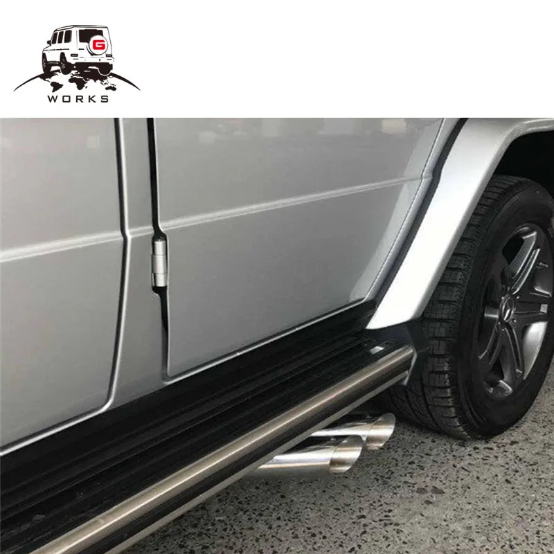 G класс W463 G350D B Стиль выхлопные наконечники для W463 G350D глушитель наконечники концевые трубы 1990-2015y