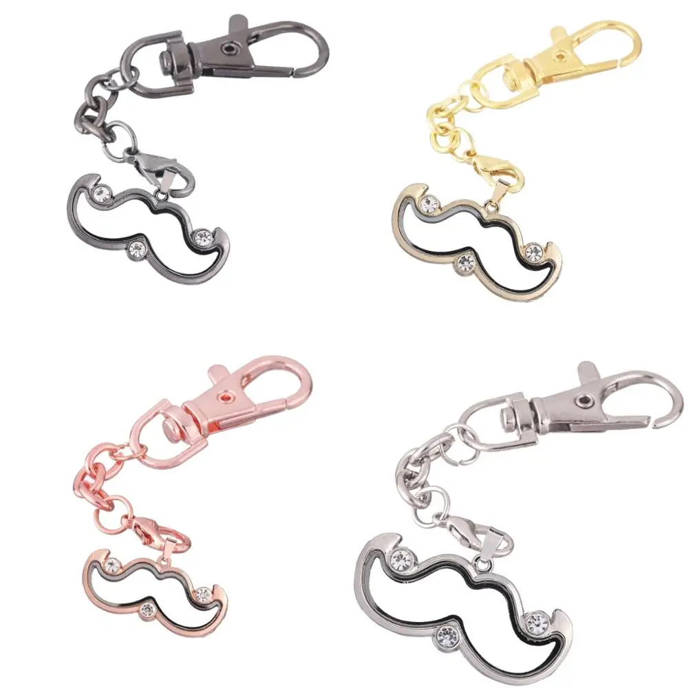 1 шт. Стразы в виде усов подвеска из сплава с застежкой-лобстером сделай сам