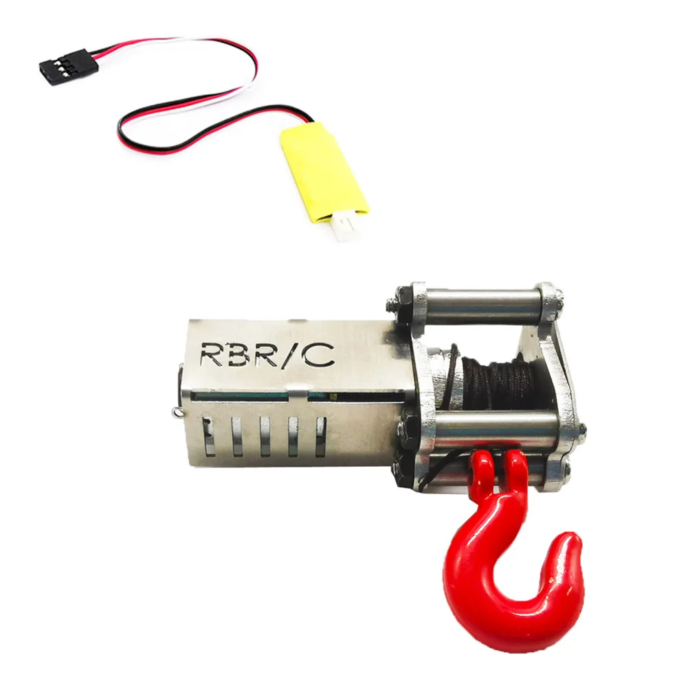 

RC Truck Durable Simulation Automatic Winch Small Replacement Electronic Control Practical For 1/16 WPL B14 B24 B26 C14 MN90