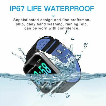 

Heart Rate Monitor Smart Band Smart Bracelet Blood Pressure Measurement Color Screen Fitness Tracker Watch IP67 Waterproof New