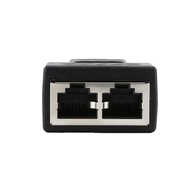 Адаптер разветвитель для сетевого кабеля 1 2 LAN RJ45|Компьютерные кабели и разъемы| |
