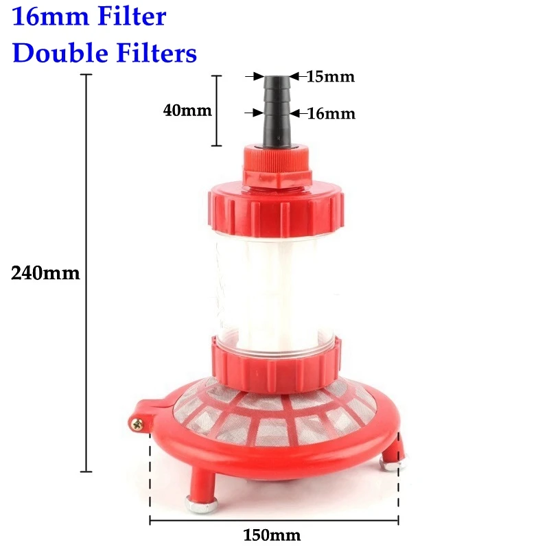 14~25mm Different Types Pump Filter High Pressure Clean Machine Screen Strainer Irrigation Sprayer Absorbent Water Filters 