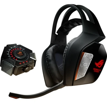 

Headset ASUS Centurion 7.1, wired, 7.1 Real sound, 20-20000 Hz, 32 Ohms, 50-12000 Hz, -26 dB, USB, 5 emitters, color: black