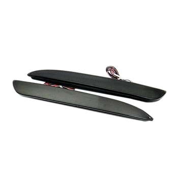 

2X Smoke Bumper Reflector RED LED Tail Brake Light for 2010-2013 Mazda 3 Mazda3 4-Door Mazdaspeed3