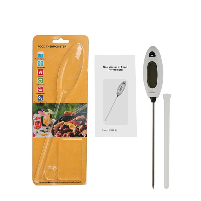 Kiváló Minőségű Húshőmérő Konyha Digitális Főzési Élelmiszer Szonda Elektronikus Bbq Szerszámok Hőmérsékletmérő Akkumulátorral - Image 5